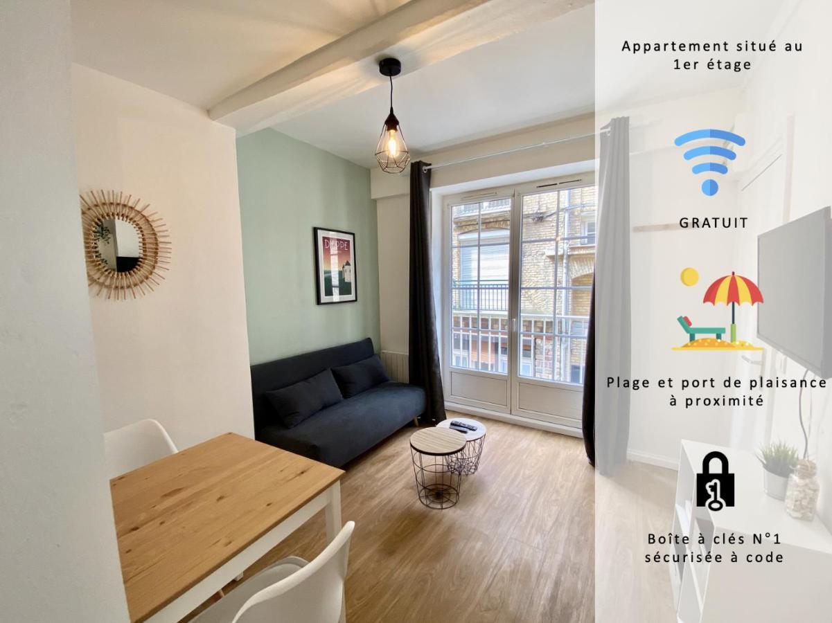 Ferienwohnung La Coquille - Centre Historique Parking Gratuit Dieppe Exterior foto